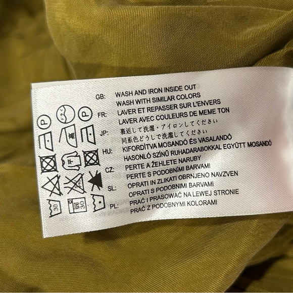 NWT Supertrash ST Studio Olive Green Pull On Elastic Waist Pants Size S EU 36 - Picture 8 of 10